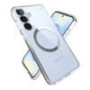 Speck Presidio Perfect-Clear Magnet - Etui Samsung Galaxy S25+ / S24+ MagSafe (Clear / Chrome Finish / Serene Silver) (150885-3199)