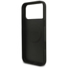 Guess Grained Ring MagSafe - Etui iPhone 17 Pro Max (czarny) (GUHMP17XPGHSMMK)