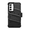 ZIZO BOLT Series - Pancerne etui Samsung Galaxy S23+ ze szkłem 9H na ekran + uchwyt z podstawką (czarny) (BOLT-SAMGS23P-BKBK)