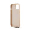 DKNY Leather Mono Stripe & Metal Logo - Etui iPhone 15 / 14 / 13 (różowy) (DKHCP15SPRTHSLP)