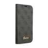 Guess 4G Metal Camera Outline Booktype Case - Etui iPhone 14 Pro (czarny) (GUBKP14LHG4SHK)