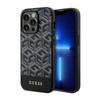 Guess GCube Stripes MagSafe - Etui iPhone 14 Pro Max (Czarny) (GUHMP14XHGCFSEK)