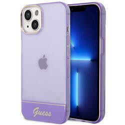 Guess Translucent - Etui iPhone 14 Plus (fioletowy) (GUHCP14MHGCOU)
