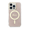 Guess 4G MagSafe - Etui iPhone 14 Pro (Różowy) (GUHMP14LH4STP)
