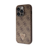 Guess Crossbody 4G Metal Logo - Etui iPhone 14 Pro (brązowy) (GUHCP14LP4TDSCPW)