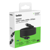Belkin Kabel USB-C 240W + 20Gbps, 2 m  - czarny (INZ004BT2MBK)