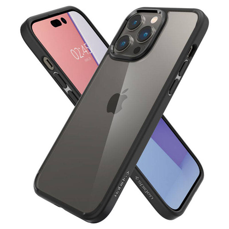 Spigen Ultra Hybrid -  Etui do iPhone 14 Pro (Czarny) (ACS04961)