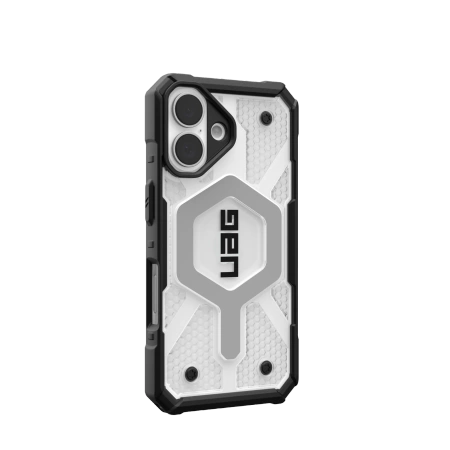 UAG Pathfinder Clear Magsafe - obudowa ochronna do iPhone 16 Plus kompatybilna z MagSafe - przezroczysty (114463114343)