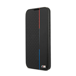 BMW Booktype M Collection Triangles - Etui Samsung Galaxy S22+ (czarny) (BMBKS22MTRTBK)