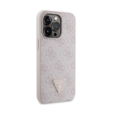 Guess Crossbody 4G Metal Logo - Etui iPhone 13 Pro (różowy) (GUHCP13LP4TDSCPP)
