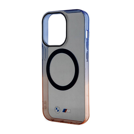 BMW Gradient Bumper MagSafe - Etui iPhone 14 Pro Max (Szary) (BMHMP14XHTGE)