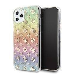 Guess 4G Peony Electroplated Pattern - Etui iPhone 11 Pro (tęczowy) (GUHCN58PEOML)