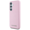 Karl Lagerfeld Saffiano Full Wrapped Elongated Metal Logo MagSafe - Etui do Samsung Galaxy S25+ (różowy) (KLHMS25MPSAFWMCP)