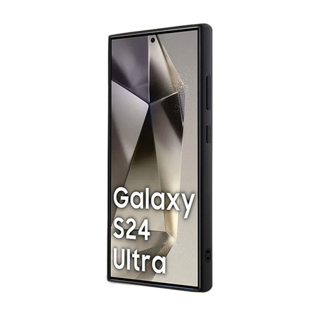 Karl Lagerfeld Rhinestone Metal Logo - Etui Samsung Galaxy S24 Ultra (czarny) (KLHCS24LHDSPRK)