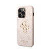 Guess 4G Big Metal Logo - Etui iPhone 15 Pro (różowy) (GUHCP15L4GMGPI)