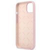 Guess Silicone Triangle Logo - Etui iPhone 13 mini (liliowy) (GUHCP13SSLTGU)