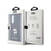 Karl Lagerfeld NFT Saffiano Monogram Ikonik Pin - Etui Samsung Galaxy Z Fold 5 (czarny) (KLHCZFD5SAPKINPK)