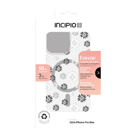 Incipio Forme MagSafe - Etui iPhone 16 Pro Max (Ditzy Floral Silver) (IPH-2169-DZF)