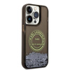 Karl Lagerfeld Liquid Glitter Round RSG Logo Case - Etui iPhone 14 Pro (czarny) (KLHCP14LLCRSGRK)