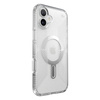Speck Presidio Perfect-Clear Grip ClickLock & MagSafe - Etui iPhone 16 Plus (Clear / Chrome Finish / Serene Silver) (150716-3199)