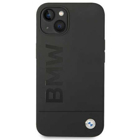 BMW Silicone Signature Logo Magsafe - Etui iPhone 14 Plus (czarny) (BMHMP14MSLBLBK)