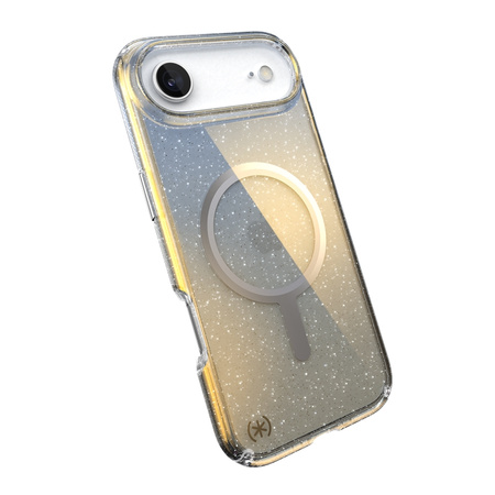 Speck Presidio Lux MagSafe - Etui iPhone Air (Hyper Mirror Glitter / Silver Metallic) (151019-3274)
