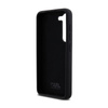 Karl Lagerfeld Silicone Karl & Choupette Metal Pin - Etui Samsung Galaxy S24 (czarny) (KLHCS24SSMHKCNPK)