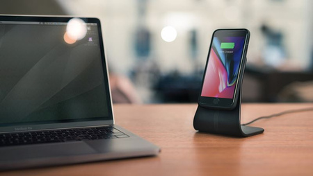 XVIDA Fast Charging Desk Stand - Ładowarka bezprzewodowa z uchwytem magnetycznym, aluminium (QC 2.0) (FCDST-01B-EU)