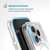 Speck Presidio Perfect-Clear ClickLock & MagSafe - Etui iPhone 16 Pro (Clear / Chrome Finish / Serene Silver) (150703-3199)