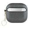 Guess Metallic Script Charm - Etui AirPods 4 (czarny) (GUA4PGMCSK)