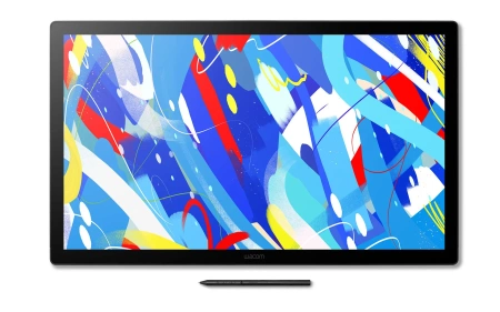 Wacom Cintiq 24 Touch - tablet ekranowy z funkcjami dotykowymi  do profesjonalnych zastosowań graficznych, piórko Pro Pen 3E, rozdzielczość Full HD (2025) (DTH246K0B)