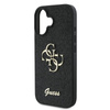Guess Fixed Glitter Big 4G - Etui iPhone 16 Plus (czarny) (GUHCP16MHG4SGK)