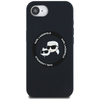 Karl Lagerfeld Silicone Karl & Choupette Heads MagSafe - Etui do iPhone 16e (czarny) (KLHMPSE4SKCHTCK)