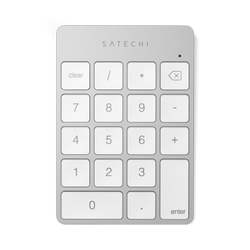 Satechi Slim Wireless Keypad - aluminiowa klawiatura numeryczna Bluetooth (silver) (ST-KSALKPS)