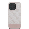 Guess 4G Bottom Stripe - Etui iPhone 16 Pro (różowy) (GUHCP16LG4GLPI)