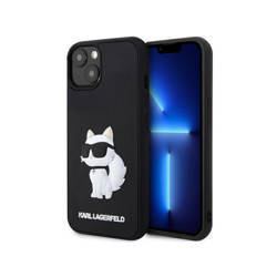 Karl Lagerfeld 3D Rubber NFT Choupette - Etui iPhone 14 Plus (Czarny) (KLHCP14M3DRKHNK)
