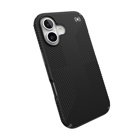 Speck Presidio2 Grip - Etui iPhone 16 (Black / Slate Grey / White) (150779-3205)