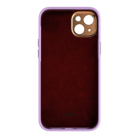 Moshi Napa Slim MagSafe - Skórzane etui iPhone 14 Plus (Lavender Purple) (99MO088422)