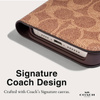 Coach Folio Signature C Case - Etui 2w1 z klapką iPhone 15 Pro (Tan) (CH052702)