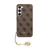 Guess 4G Charms Collection - Etui Samsung Galaxy A35 5G (brązowy) (GUHCSA35GF4GBR)