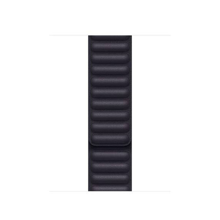 Pasek z karbowanej skóry w kolorze atramentowym do koperty 41 mm - rozmiar M/L (MP843ZM/A)