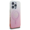 Guess IML Glitter Gradient MagSafe - Etui iPhone 16 Pro Max (różowy) (GUHMP16XHGRCELP)