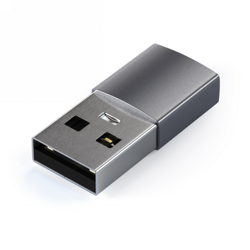 Satechi Aluminium Adapter - aluminiowy adapter do urządzeń mobilnych USB-A/ USB-C - gwiezdna szarość (ST-TAUCM)
