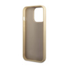 Guess Glitter Script Big 4G - Etui iPhone 13 Pro Max (złoty) (GUHCP13XHG4SGD)
