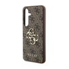 Guess 4G Big Metal Logo - Etui Samsung Galaxy A55 5G (brązowy) (GUHCSA554GMGBR)
