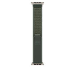 Apple 49mm Opaska Trail w kolorze zielonym - S/M - elementy z tytanu w kolorze naturalnym (MXTN3ZM/A)
