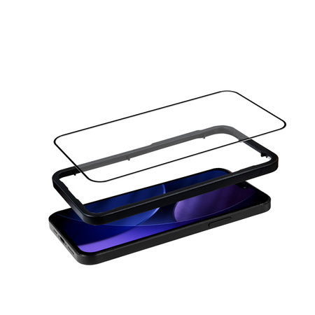Crong 3D Armour Glass - Szkło hartowane iPhone Air + ramka instalacyjna (CRG3DAGIP1766A)