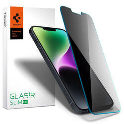 Spigen Glas.TR Slim - Szkło hartowane z filtrem prywatyzującym do iPhone 14 / iPhone 13 Pro / iPhone 13 (AGL03393)