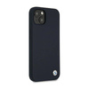 BMW Silicone Signature Logo - Etui iPhone 13 mini (granatowy) (BMHCP13SSILNA)