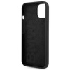 BMW Liquid Silicone Case Metal Logo – Etui iPhone 14 (Czarny) (BMHCP14SSILBK)